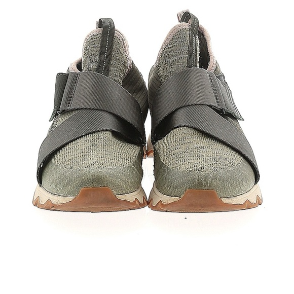 SOREL Kinetic size 9.5 Green canvas sneakers - Picture 3 of 4